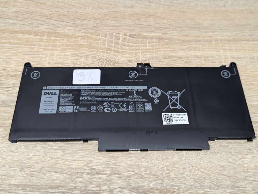 Б/В Оригінальна акумуляторна батарея Dell MXV9V