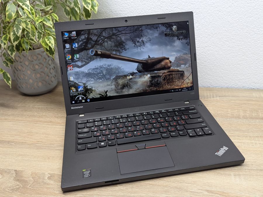Уцінка! Ноутбук Б/В Lenovo ThinkPad L450, Intel Core i5-5300U, DDR3 8 GB, SSD 128GB, 14" Full HD