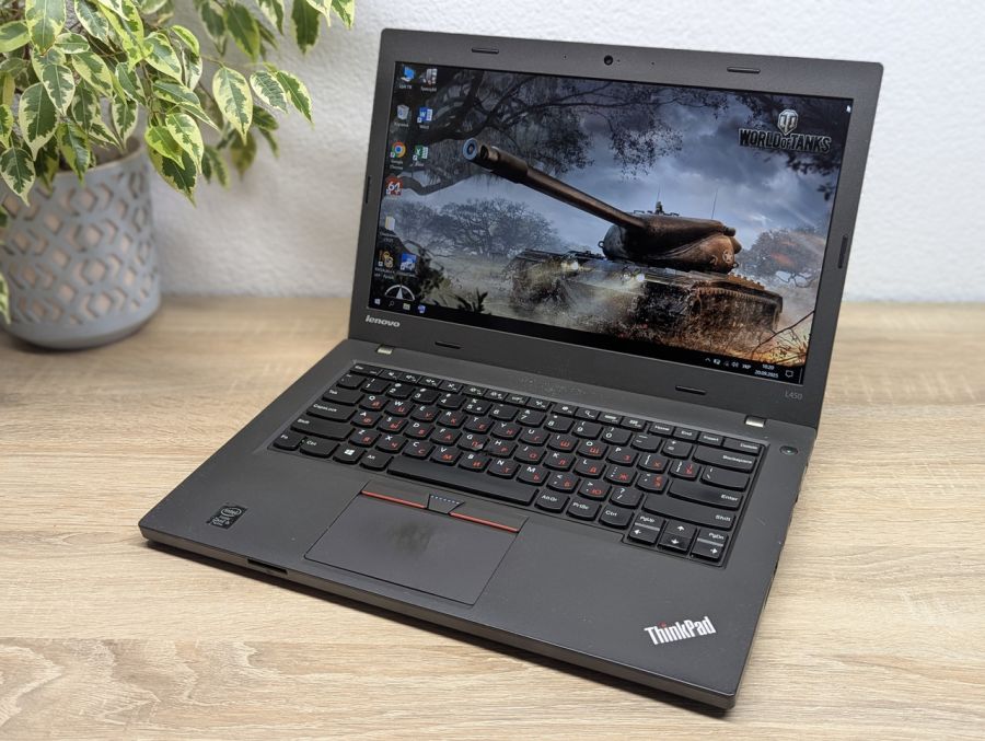 Уцінка! Ноутбук Б/В Lenovo ThinkPad L450, Intel Core i5-5300U, DDR3 8 GB, SSD 128GB, 14" Full HD