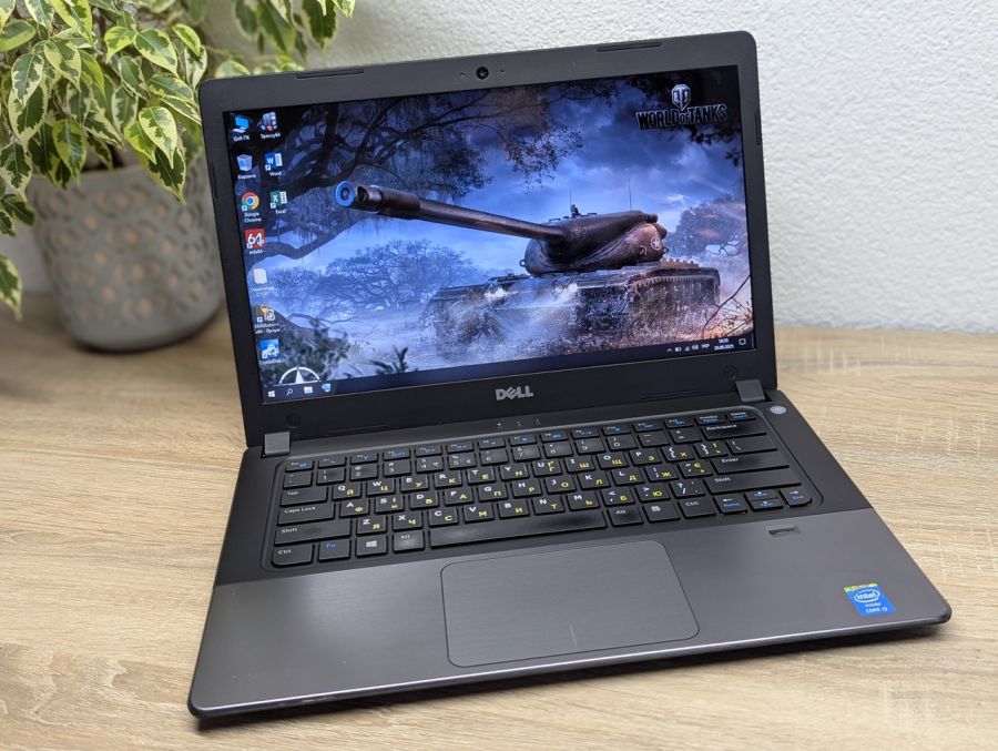 Ноутбук Б/В Dell Vostro 5470, Intel Core i3-4010U, DDR3 8 GB, SSD 128GB, 14" HD