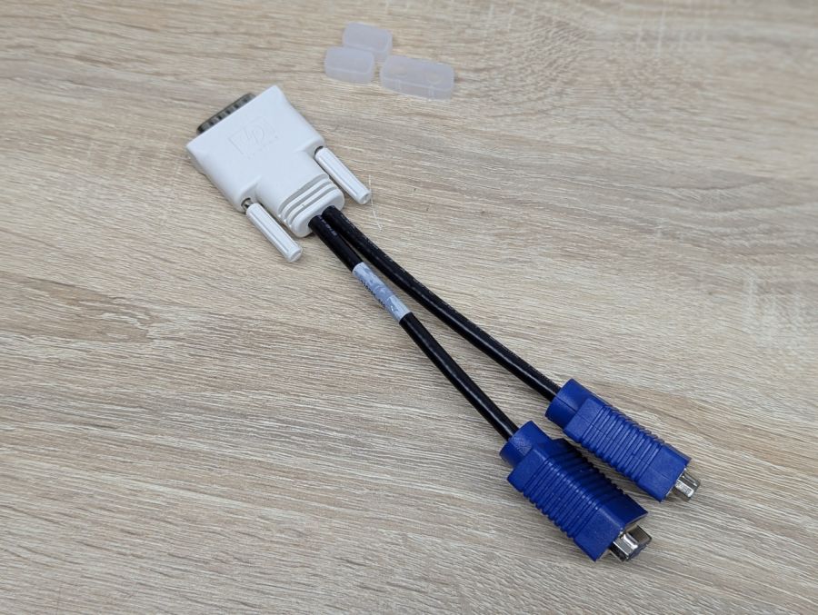Б/В Кабель перехідник HP DMS-59/ 2xVGA