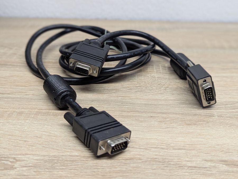 Б/В Кабель перехідник VGA 3x((мама-папа)