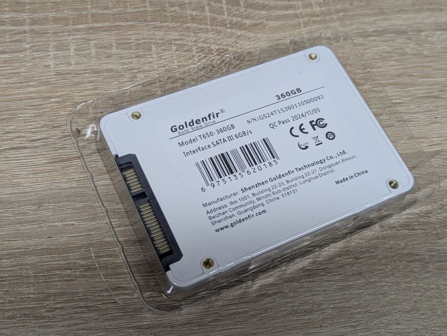 Б/В SSD Goldenfir 360 Gb 2.5" [ProductHub SKU Goldenfir 360]