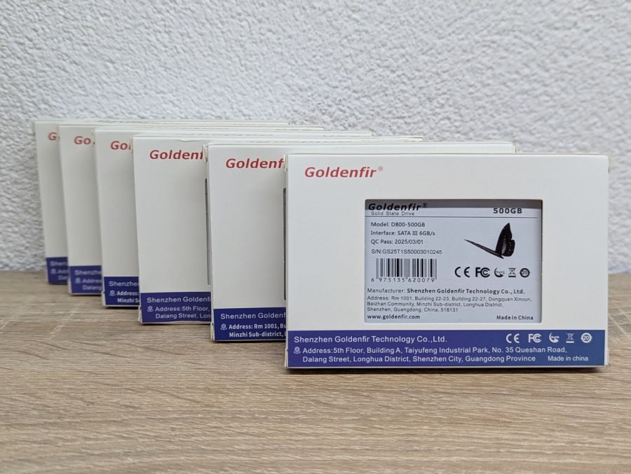 Б/В SSD Goldenfir 500 Gb 2.5"