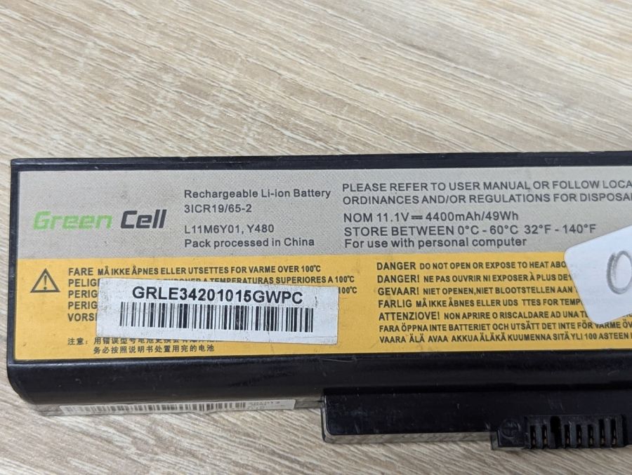 Б/В Акумуляторна батарея Green Cell L11M6Y01, Y480