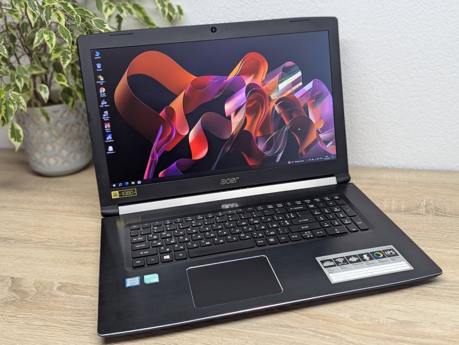 Ноутбук Б/В Acer Aspire A517 51G, Intel Core i7-8550U, DDR4 12 GB, SSD 128GB + HDD 512GB, 17"
