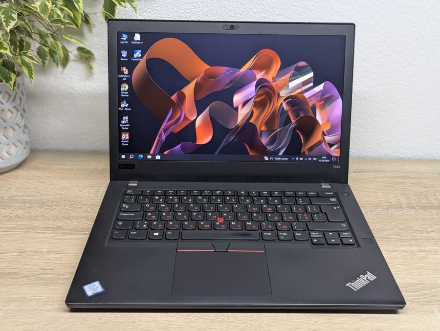 Ноутбук Б/В Lenovo ThinkPad T480, Intel Core i5-8250U, DDR4 16 GB, SSD 256GB, 14" Full HD