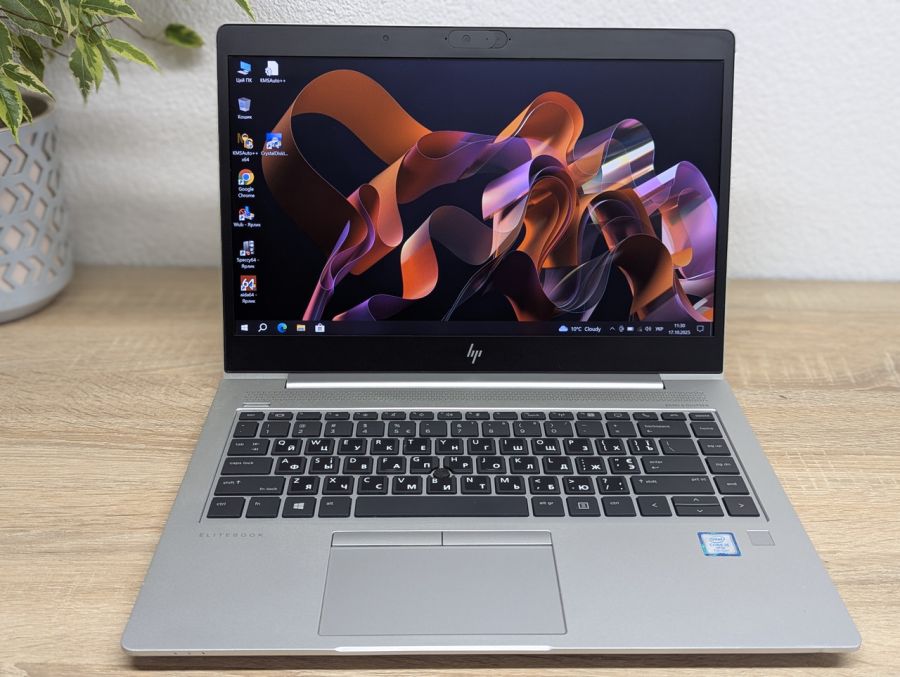 Уцінка! Ноутбук Б/В HP EliteBook 840 G5, Intel Core i5-7300U, DDR4 16 GB, SSD 256GB, 14" Full HD
