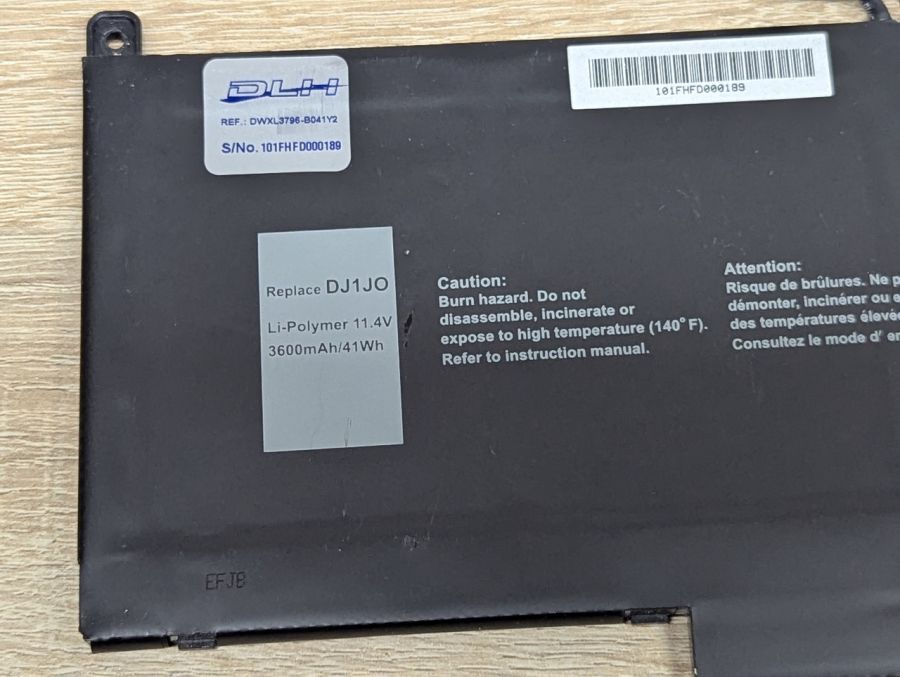 Б/В Акумуляторна батарея DLH DJ1JO (Dell)
