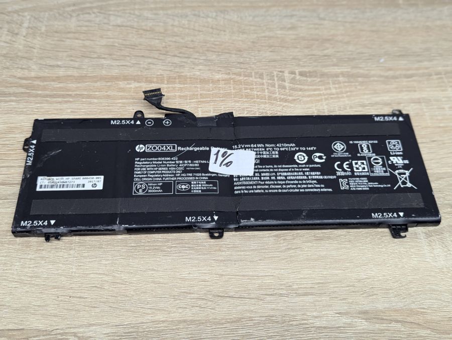 Б/В Оригінальна акумуляторна батарея HP ZO04XL