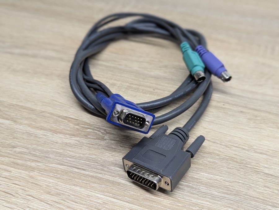 Б/В Кабель KVM VGA/DVI та PS2
