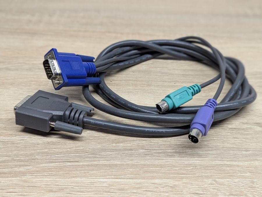 Б/В Кабель KVM VGA/DVI та PS2