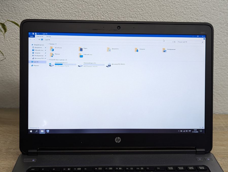 Уцінка! Ноутбук Б/В HP ProBook 640 G1, Intel Core i5-4300M, DDR3 8 GB, SSD 128GB, 14" HD