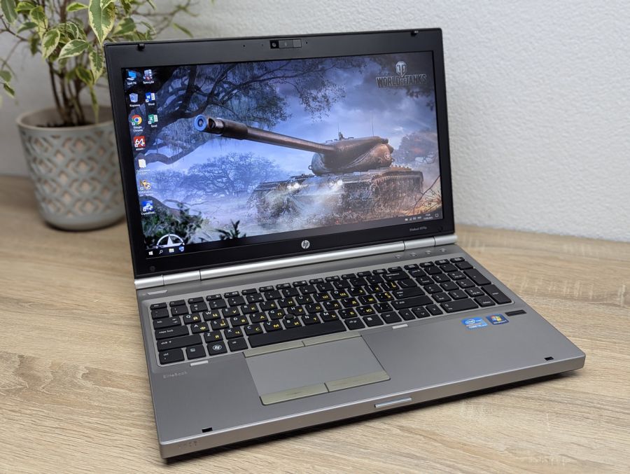 Уцінка! Ноутбук Б/В HP EliteBook 8570P, Intel Core i5-3360M, DDR3 8 GB, SSD 256GB, 15.6" HD