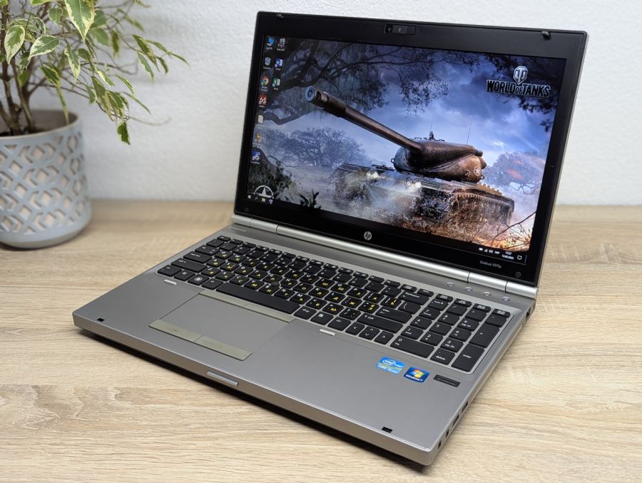 Уцінка! Ноутбук Б/В HP EliteBook 8570P, Intel Core i5-3360M, DDR3 8 GB, SSD 256GB, 15.6" HD