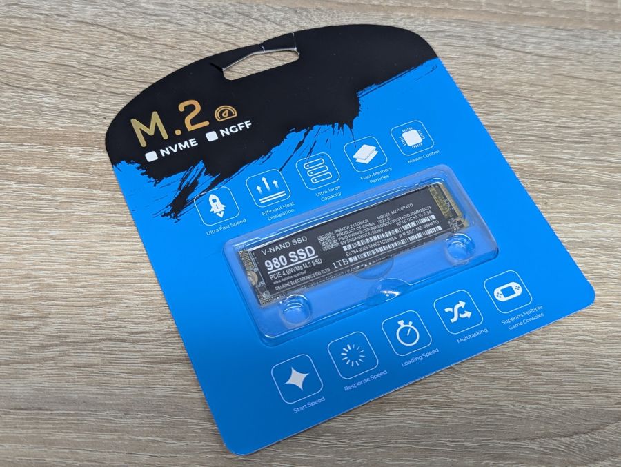 Б/В SSD 980 PCle 4.0 NVMe M.2 V-NAND 1Tb