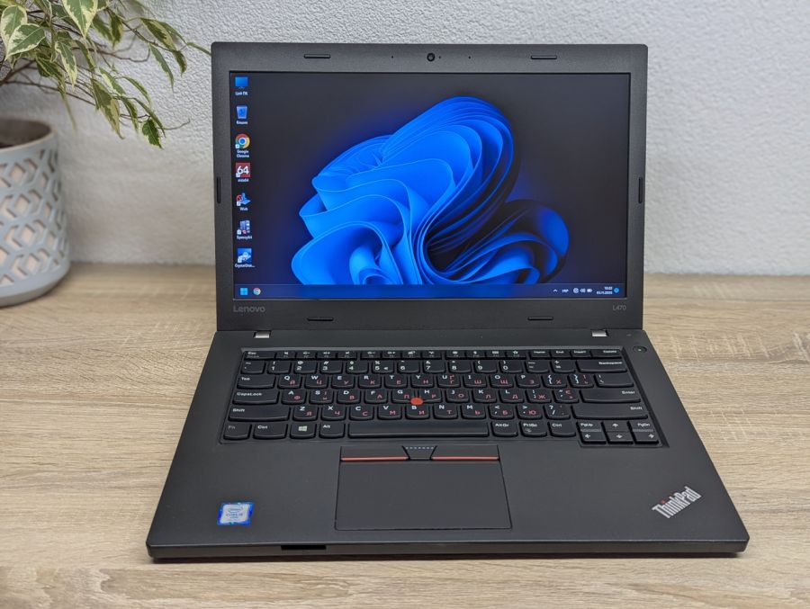 Уцінка! Ноутбук Б/В Lenovo L470, Intel Core i5-7300U, DDR4 8 GB, SSD 128GB, 14" HD