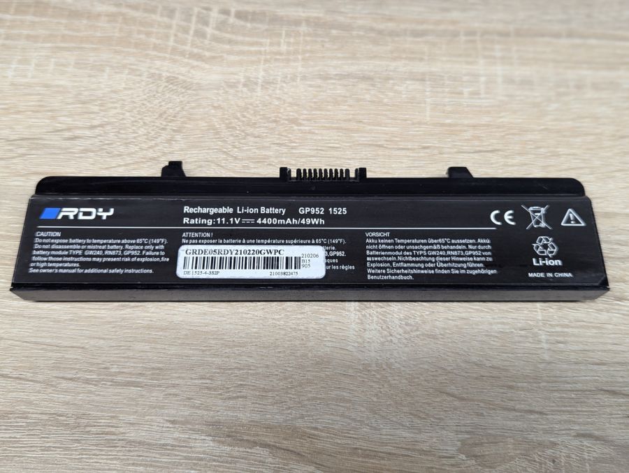 Б/В Акумуляторна батарея RDY GP952 (dell)