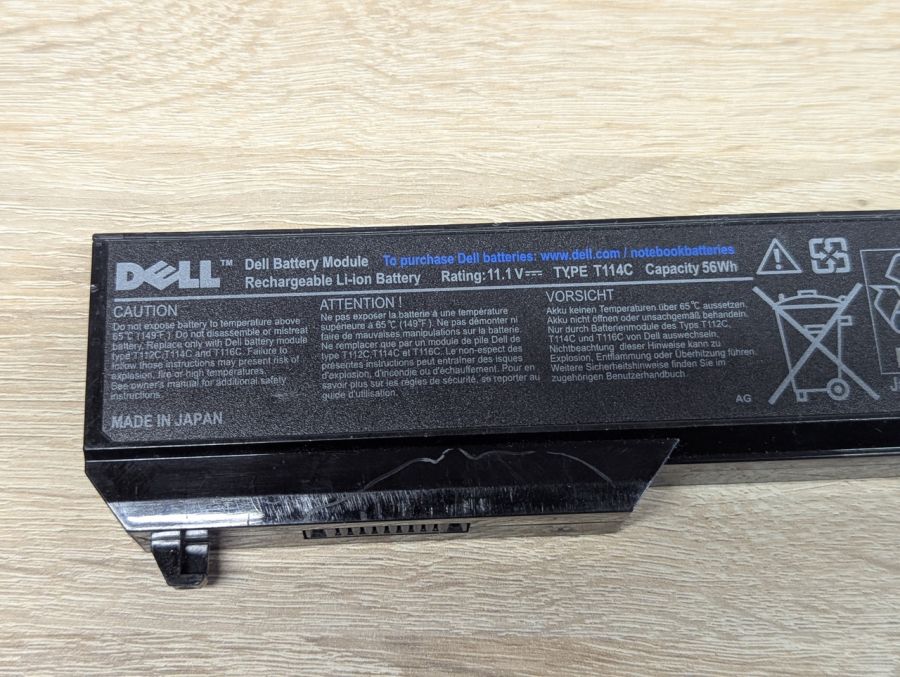 Б/В Акумуляторна батарея Dell T114C