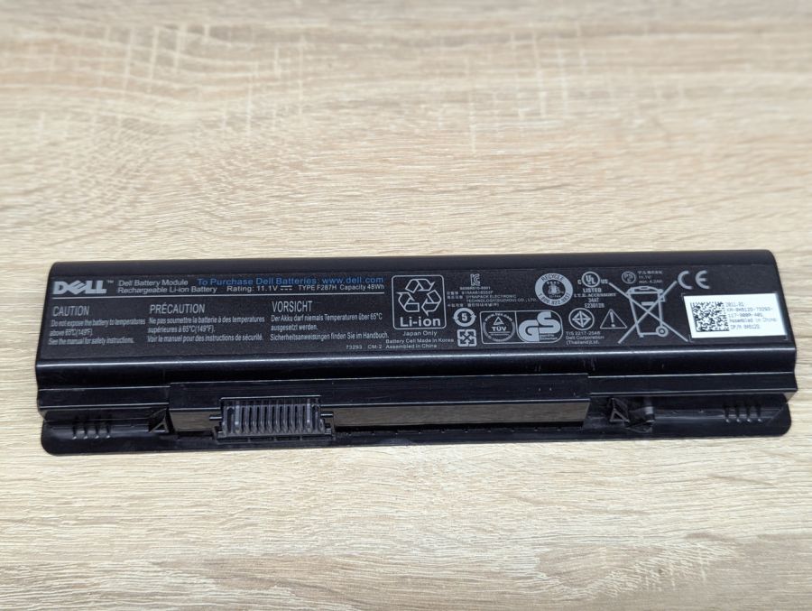 Б/В Оригінальна акумуляторна батарея Dell F287H
