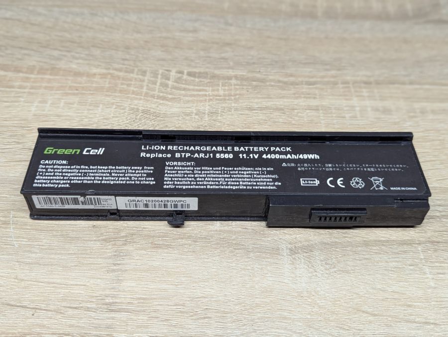 Б/В Акумуляторна батарея Green Cell BTP-ARJ1(Acer)