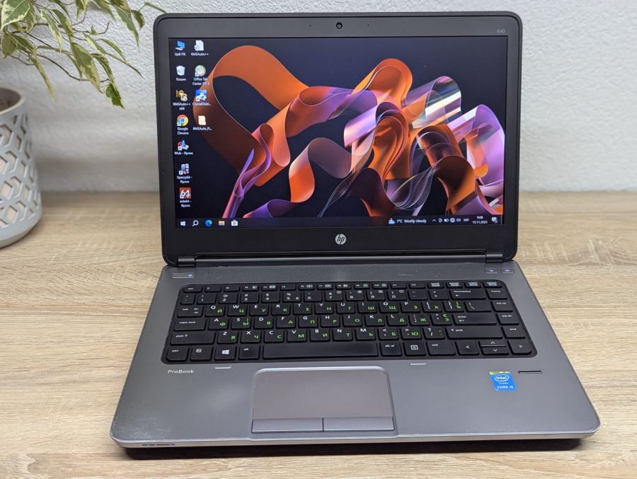 Уцінка! Ноутбук Б/В HP ProBook 640 G1, Intel Core i5-4210M, DDR3 8 GB, SSD 128GB, 14" Full HD