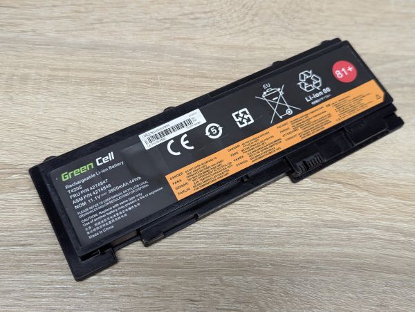 Б/В Акумуляторна батарея Green Cell 42T4847 (lenovo)