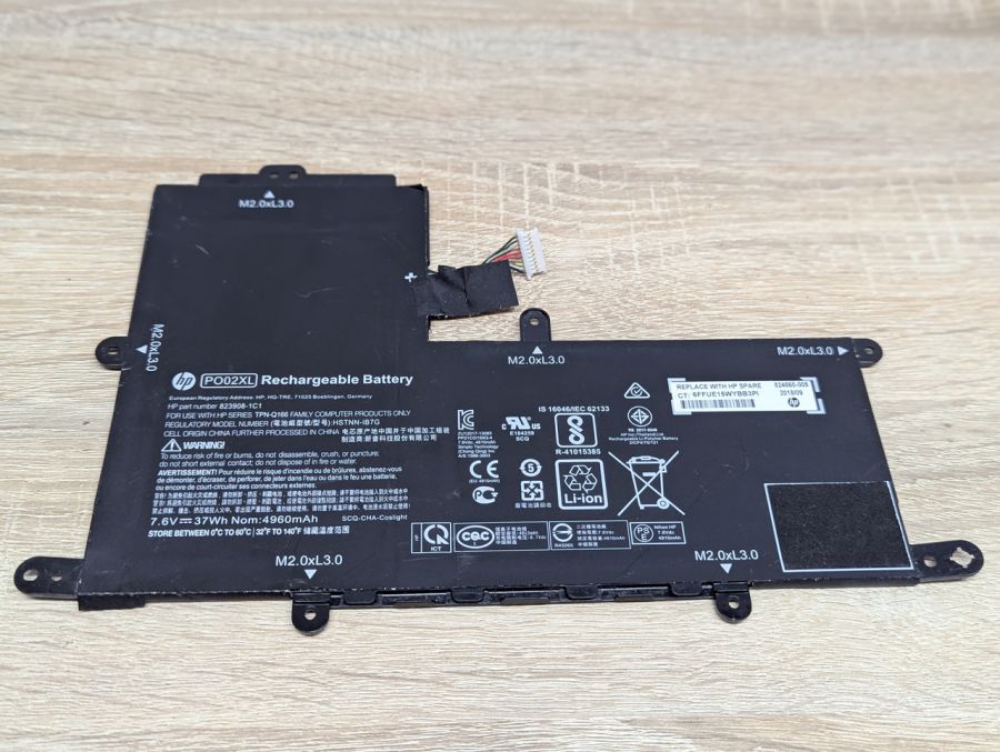 Б/В Оригінальна акумуляторна батарея HP PO02XL