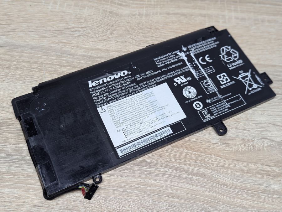Б/В Оригінальна акумуляторна батарея Lenovo SB10F46446