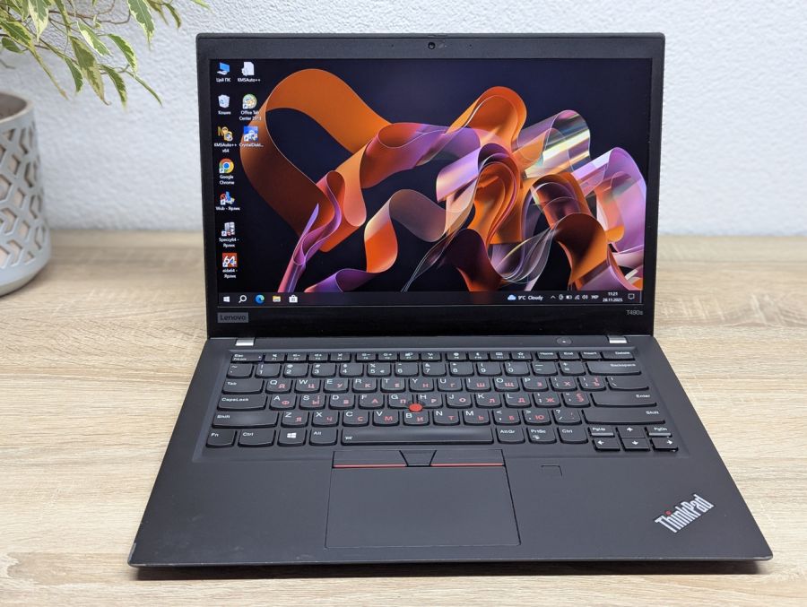 Ноутбук Б/В Lenovo ThinkPad T490S, Intel Core i5-8265U, DDR3 8 GB, SSD 256GB, 14" Full HD