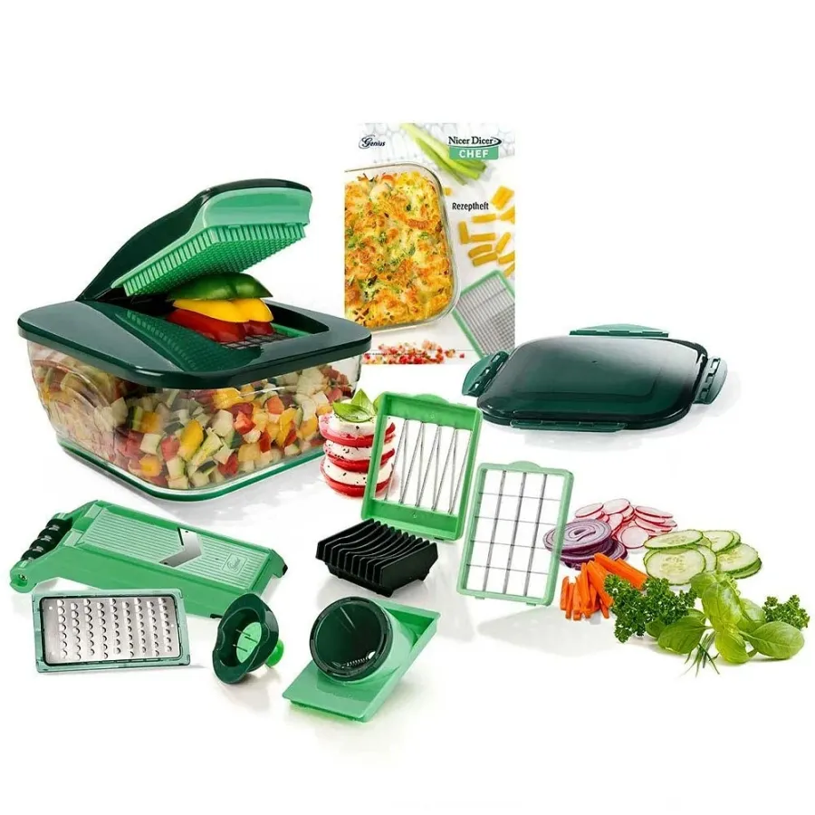 Новий Багатофункціональна овочерізка Nicer Dicer Chef Professional