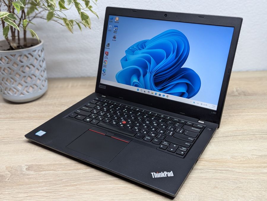 Уцінка! Ноутбук Б/В Lenovo ThinkPad L480, Intel Core i5-8250U, DDR4 16 GB, SSD 256GB, 14" UHD