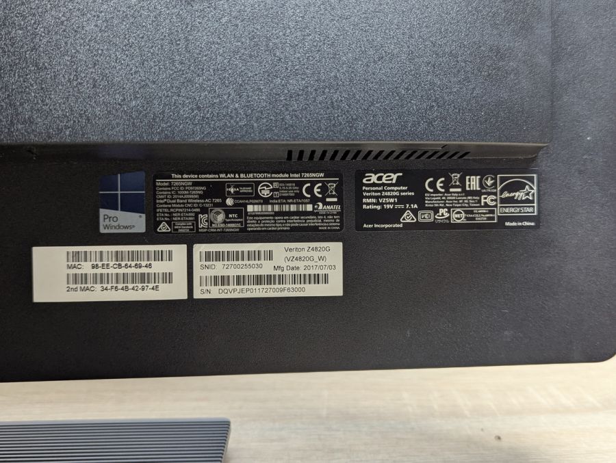 Б/В Комп'ютер Б\У Acer Z4820G