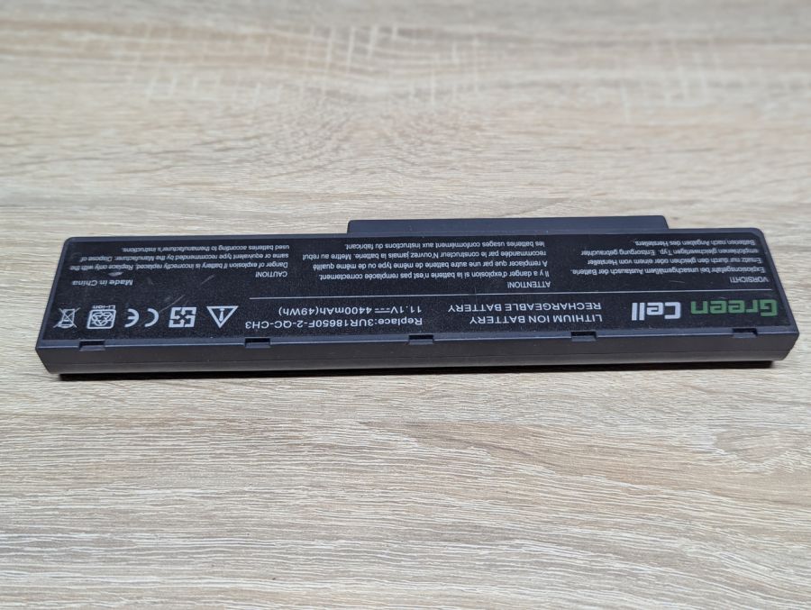 Б/В Акумуляторна батарея Green Cell 3UR18650F-2-QC-CH3 [ProductHub SKU QC-CH3]