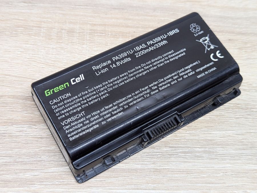 Б/В Акумуляторна батарея Green Cell PA3591U-1BRS [ProductHub SKU PA3591U]