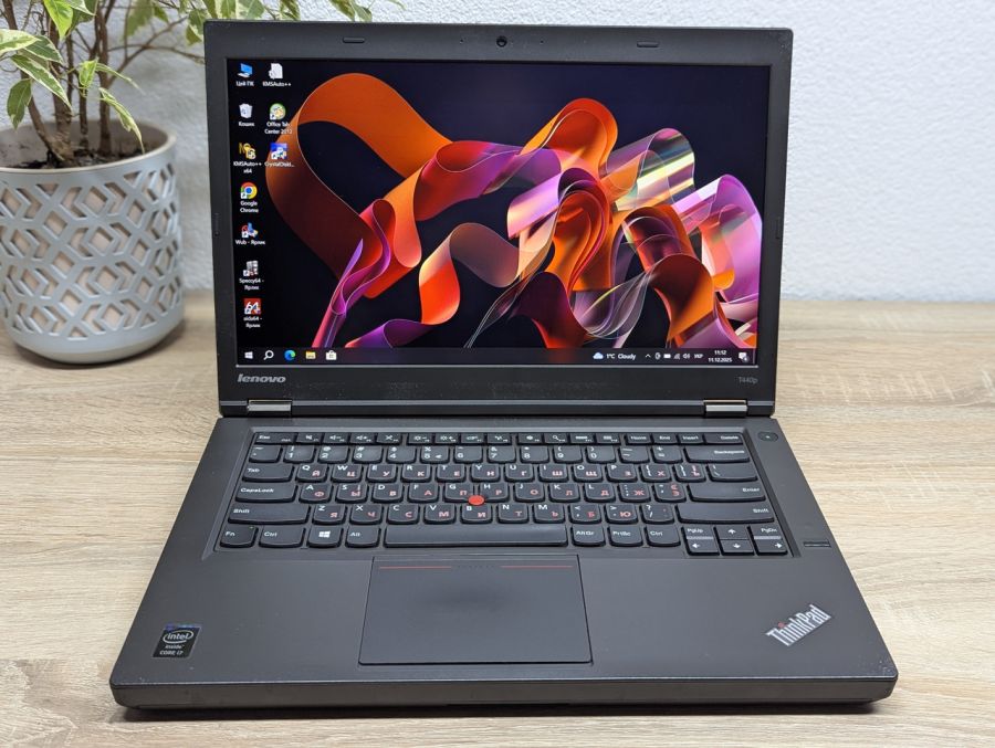 Ноутбук Б/В Lenovo T440P, Intel Core i7-4600M, DDR3 8 GB, SSD 128GB, 14" HD