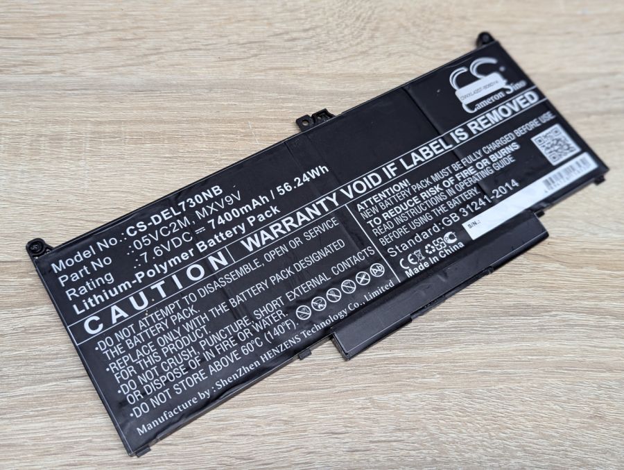 Б/В Акумуляторна батарея Dell CS-Del730NB (05VC2M)