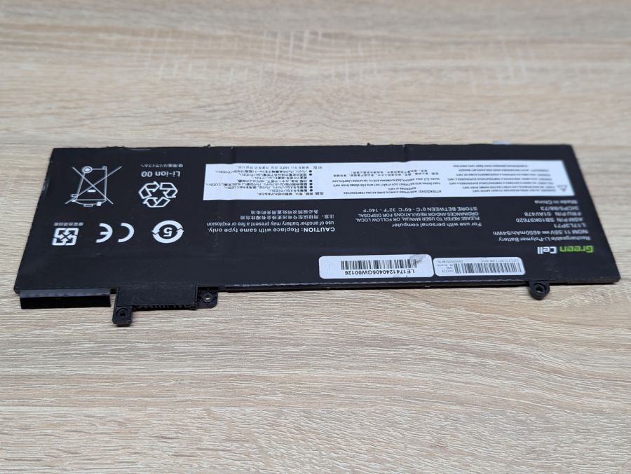 Б/В Акумуляторна батарея Green Cell L17L3P71 (01AV478)