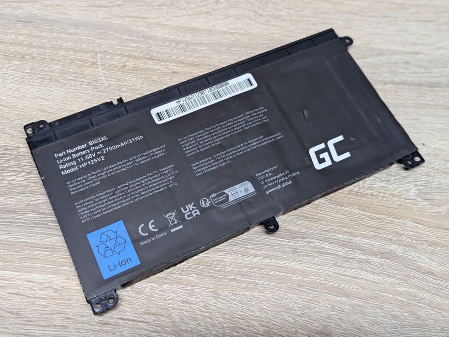 Б/В Акумуляторна батарея Green Cell BI03XL