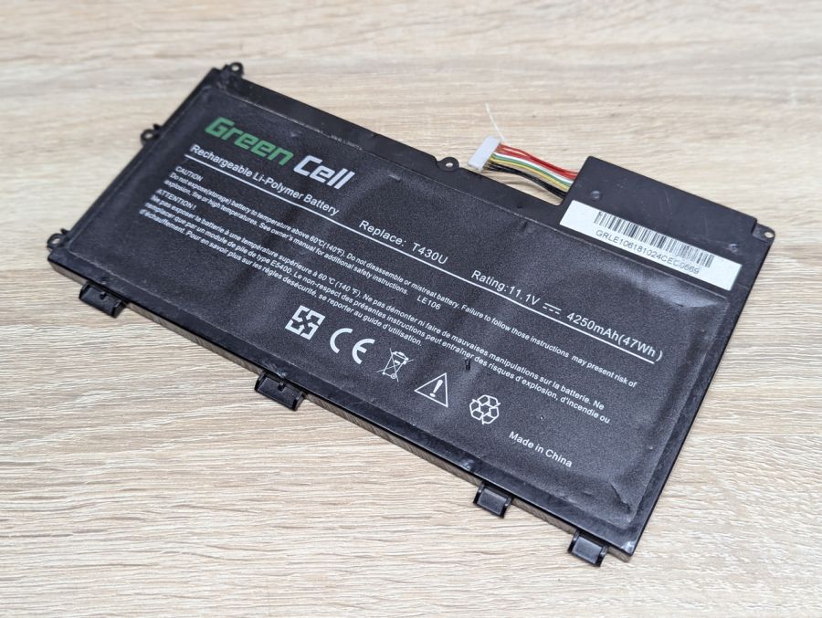 Б/В Акумуляторна батарея Green Cell T430U