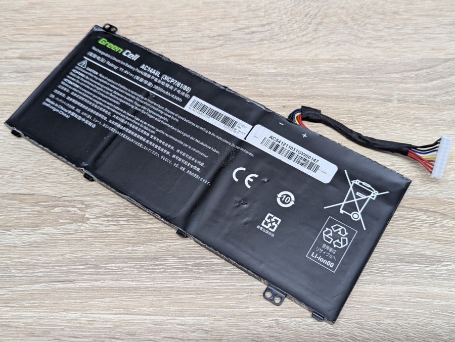 Б/В Акумуляторна батарея Green Cell AC14A8L
