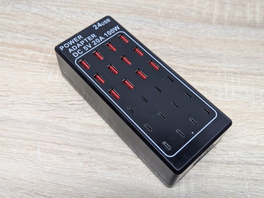 Новий Настільний USB-адаптер живлення на 24 порти