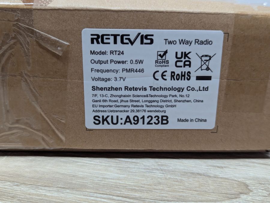 Новий Комплект рацій Retevis RT24
