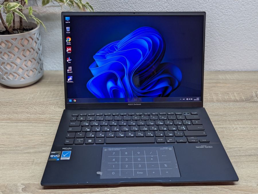 Ноутбук Б/В ASUS Zenbook 14 UX3402ZA, Intel Core i5-1240P, DDR4 16 GB, SSD 512GB, 13" Full HD