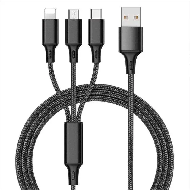 Новий USB-кабель 3-в-1 SLO SA01