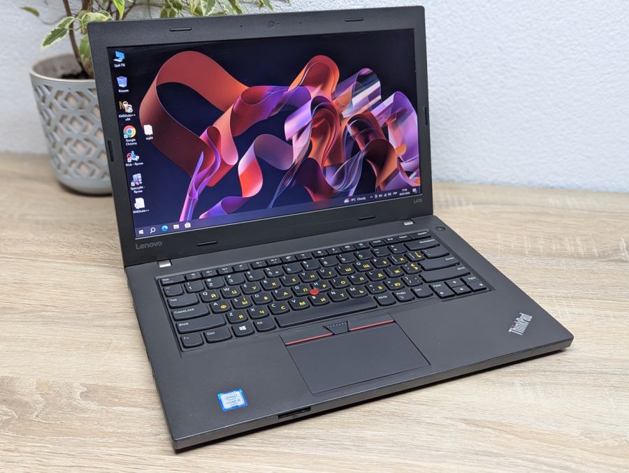 Уцінка! Ноутбук Б/В Lenovo L470, Intel Core i5-6200U, DDR4 8 GB, SSD 256GB, 14" Full HD