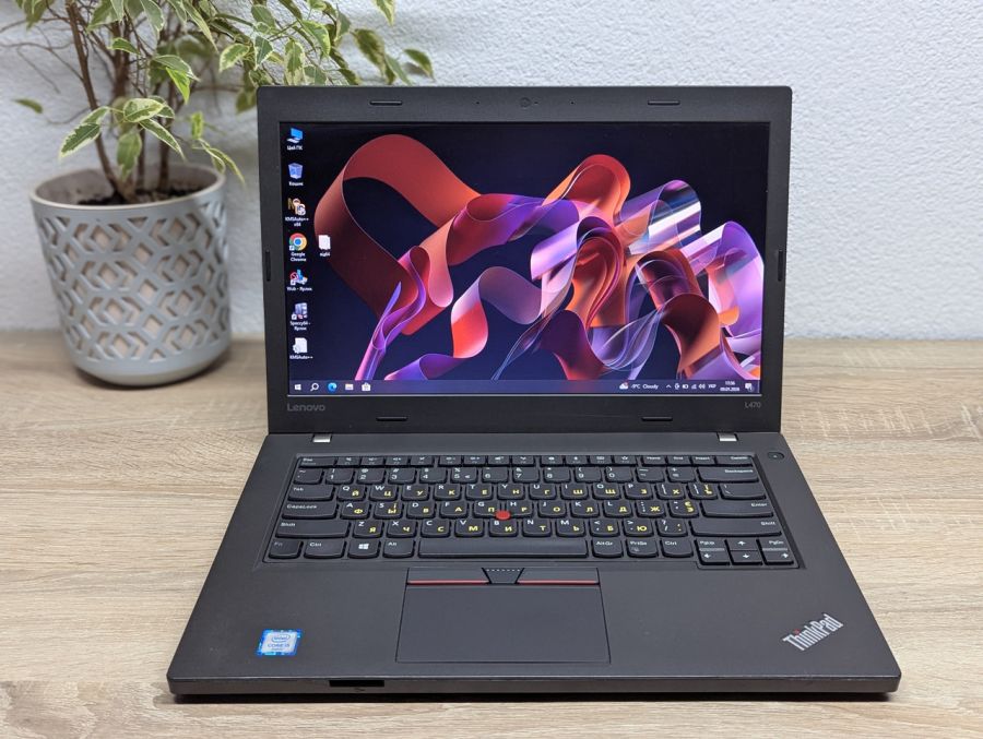 Уцінка! Ноутбук Б/В Lenovo L470, Intel Core i5-6200U, DDR4 8 GB, SSD 256GB, 14" Full HD