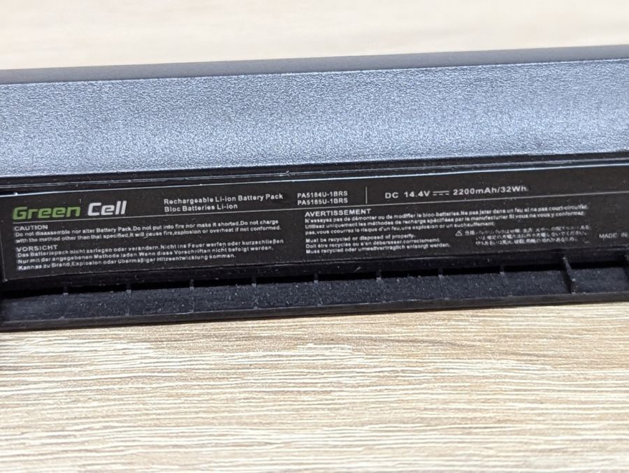 Б/В Акумуляторна батарея Green Cell PA5184U-1BRS [ProductHub SKU GC-5184U]