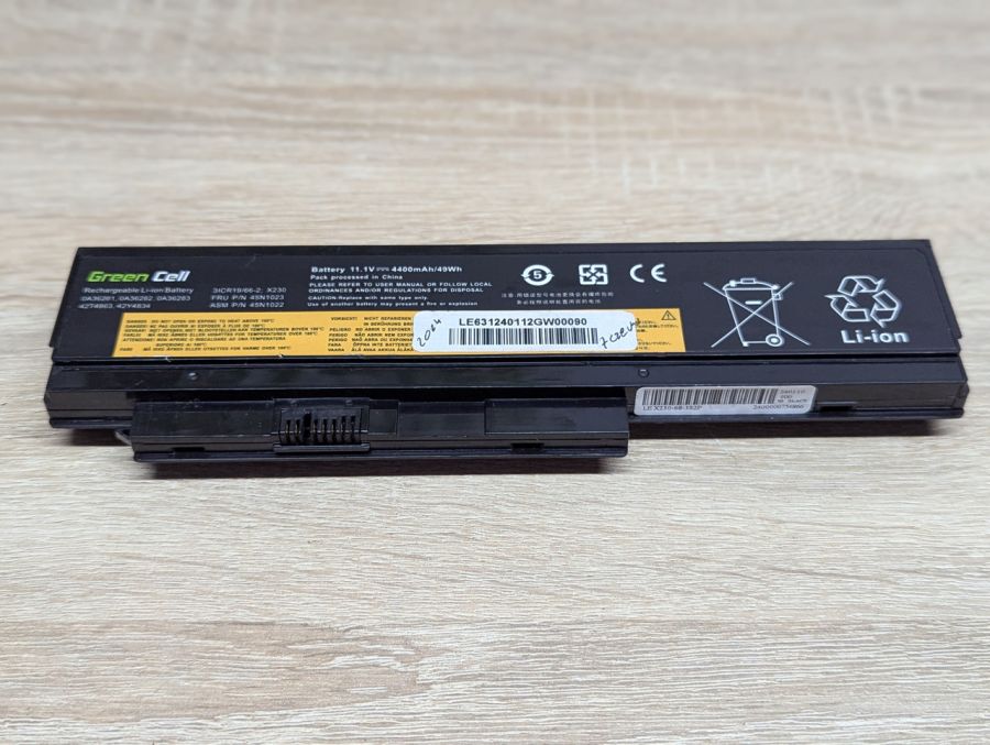 Б/В Акумуляторна батарея Green Cell 45N1023 (45N1022)
