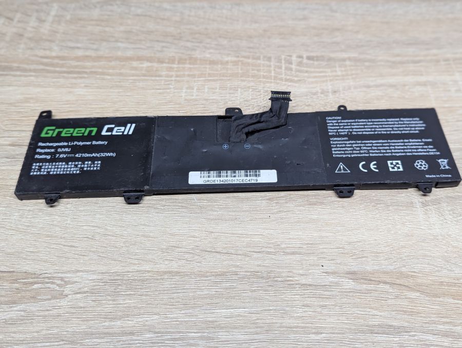 Б/В Акумуляторна батарея Green Cell 0JV6J [ProductHub SKU GC-0JV6J]